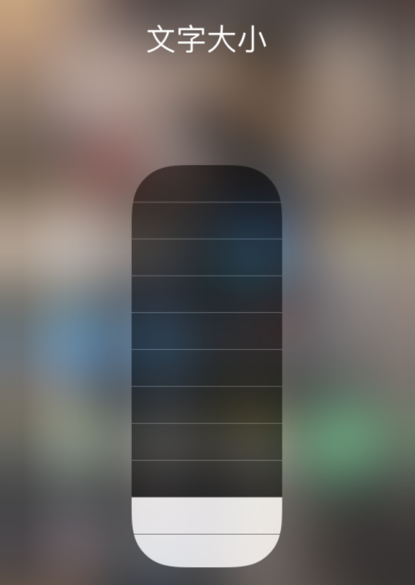 巍山苹果手机维修分享小技巧：在 iPhone 控制中心快速调节字体大小 